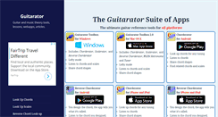 Desktop Screenshot of guitarator.com